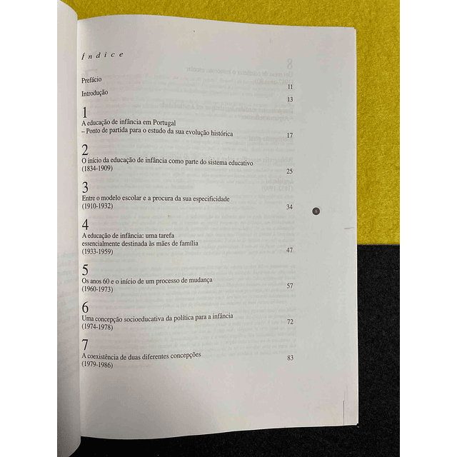 Maria João Cardona - Para a história da educação de infância em Portugal: O discurso oficial (1834-1990)