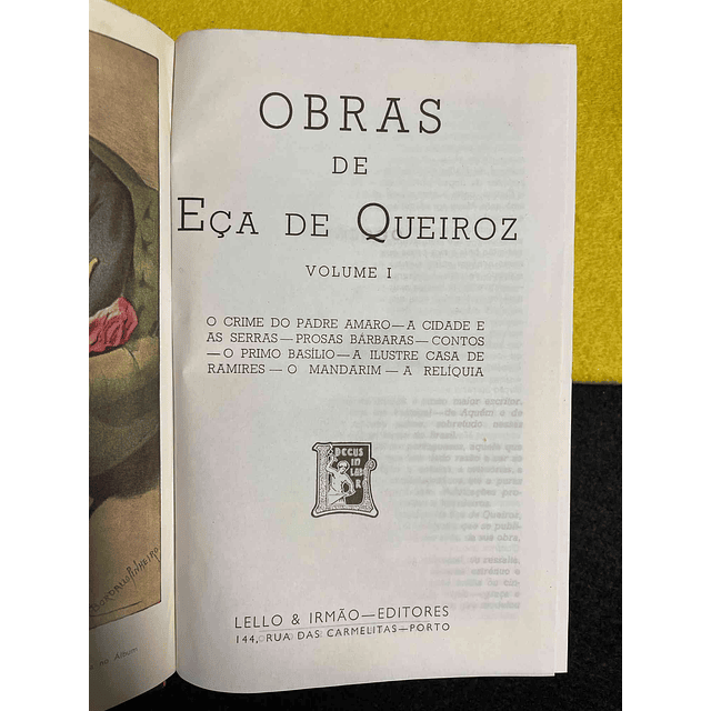 Eça de Queiroz - Obras de Eça de Queiroz. Volume I