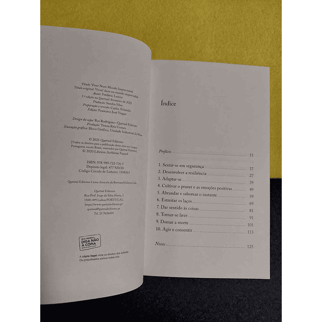 Frédéric Lenoir - Viver num mundo imprevisível