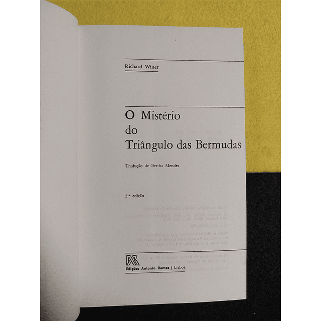 Richard Winer - O mistério do triângulo das bermudas