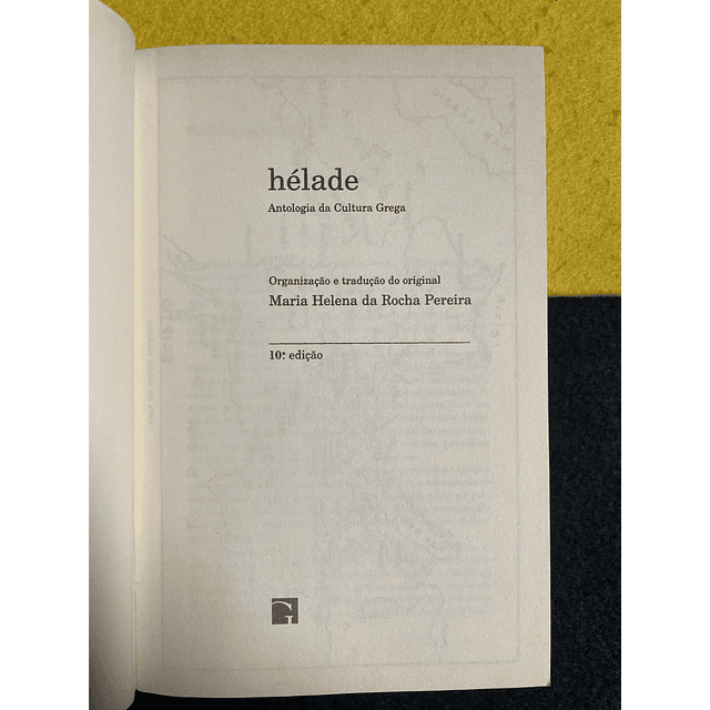 Hélade - Antologia da cultura grega