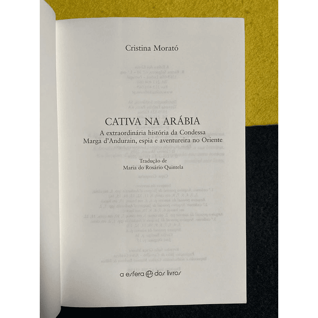 Cristina Morató - Cativa na Arábia