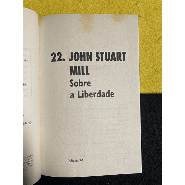John Stuart Mill - Sobre a liberdade
