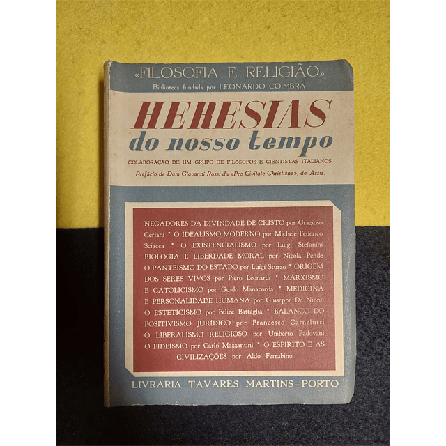 Vários autores - Heresias do nosso tempo. 11ª volume
