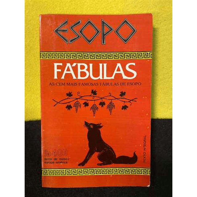 Esopo - Fábulas: As cem famosas fábulas de Esopo. LIVRO DE BOLSO