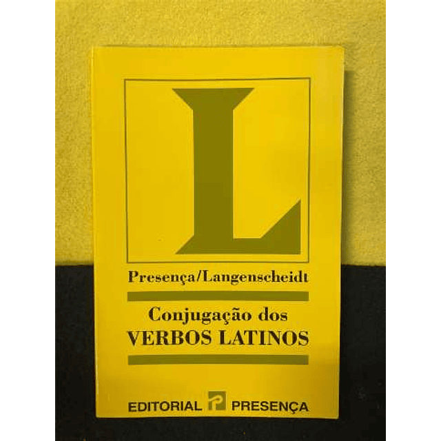 Presença/Langenscheidt: Conjugação dos verbos latinos