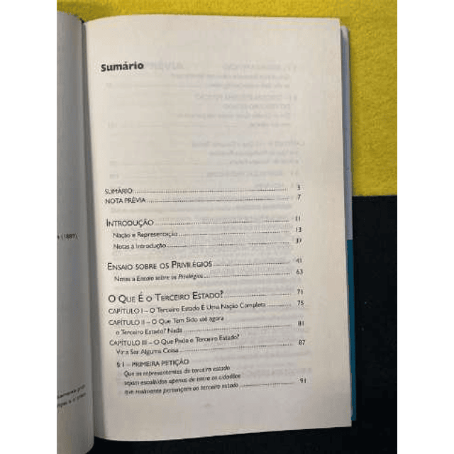 Sieyes - O que é o terceiro estado?