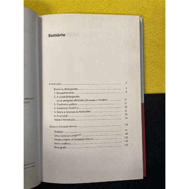 Burke - Defesa da sociedade natural