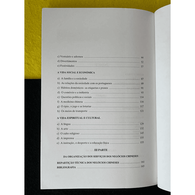 António Emílio Maria R. da Silva - Usos e costumes dos chineses de Macau: 50 anos