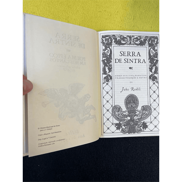 Anónimo - Serra de Sintra: Poema épico em seis cantos