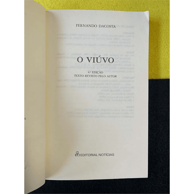 Fernando Dacosta - O viúvo