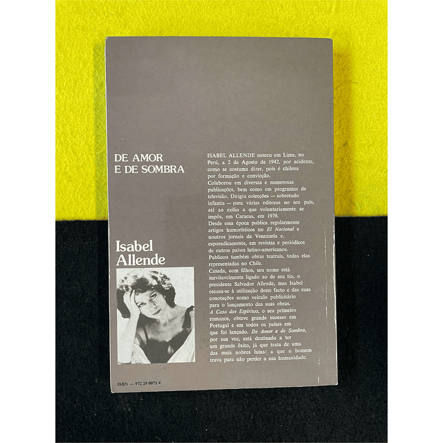 Isabel Allende - De amor e de sombra