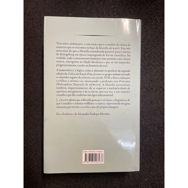 Immanuel Kant - Crítica da Razão Pura