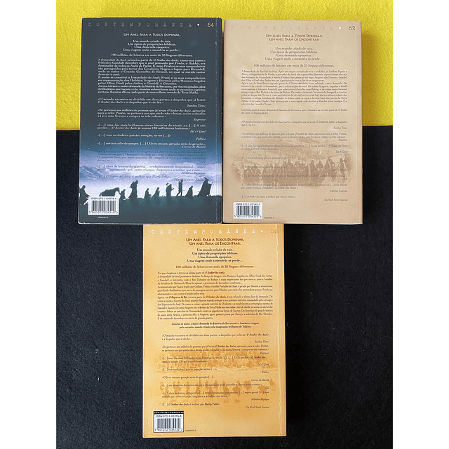 J. R. R. Tolkien - O senhor dos anéis, 3 Volumes