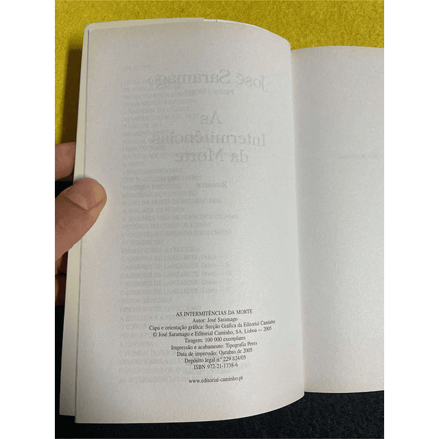 José Saramago - As intermitências da morte