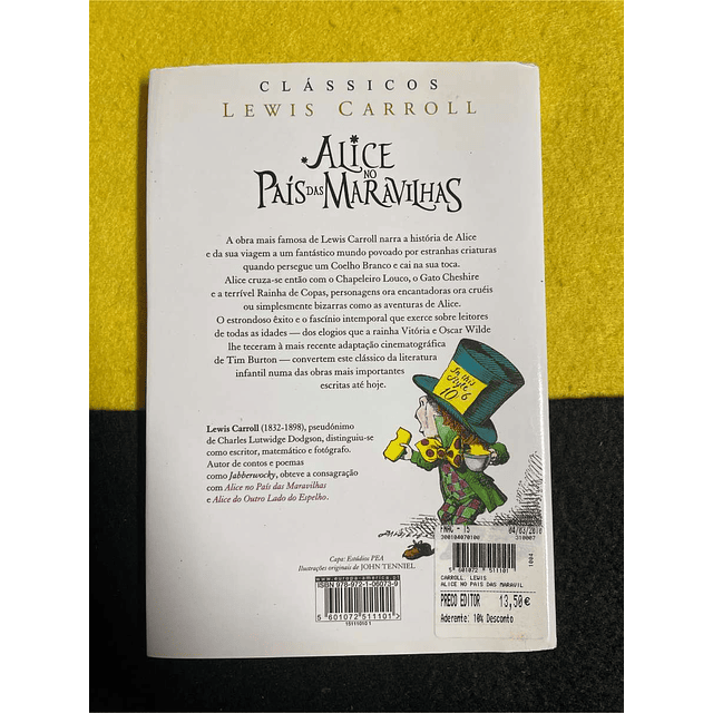 Lewis Carroll - Alice no país das maravilhas