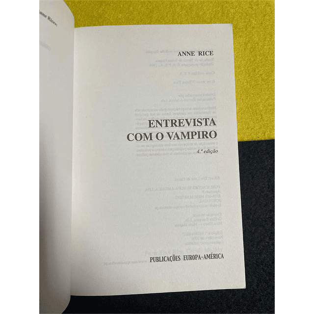 Anne Rice - Entrevista com o vampiro: Bebe de mim e vive eternamente