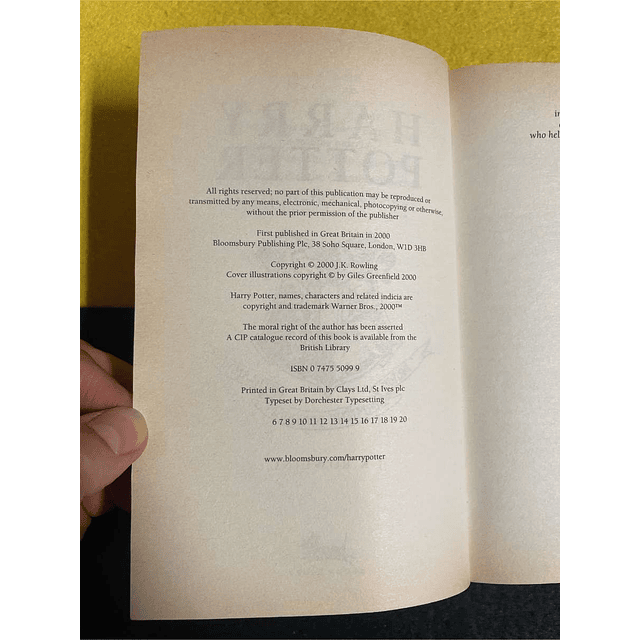 J. K. Rowling - Harry Potter and the goblet of fire