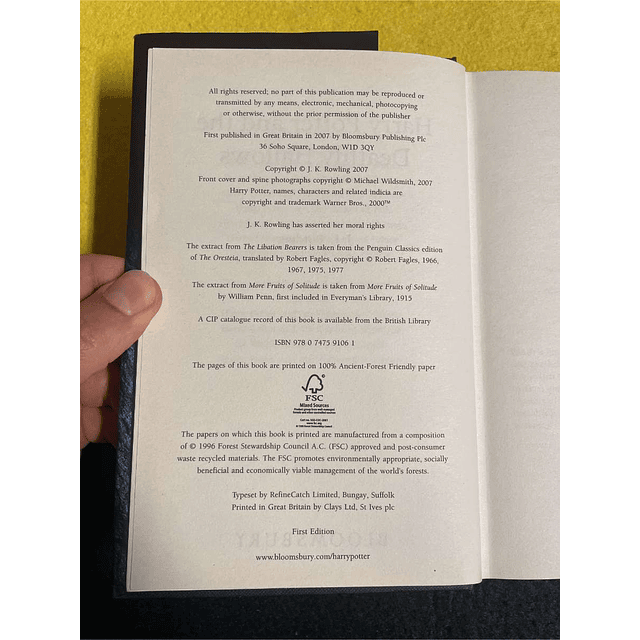 J. K. Rowling - Harry Potter and the deathly hallows 