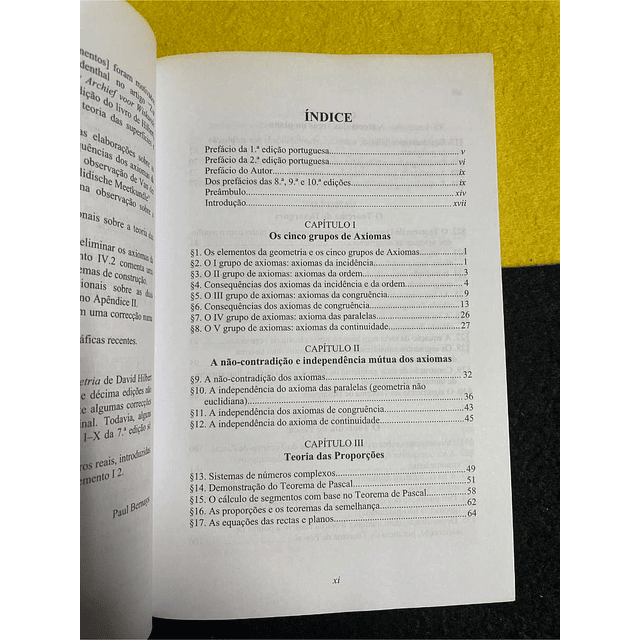 David Hilbert - Fundamentos da geometria