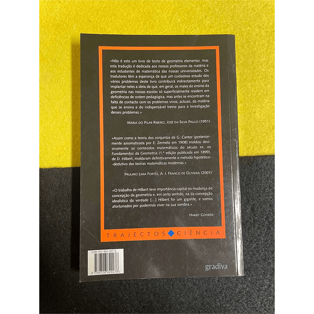 David Hilbert - Fundamentos da geometria