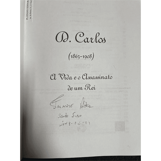 José M. de Castro Pinto - D. Carlos (1863-1908): A vida e o assassinato de um rei