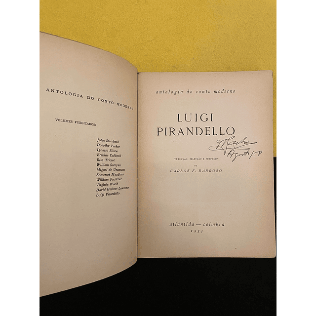 Luigi Pirandello - Antologia do conto moderno 