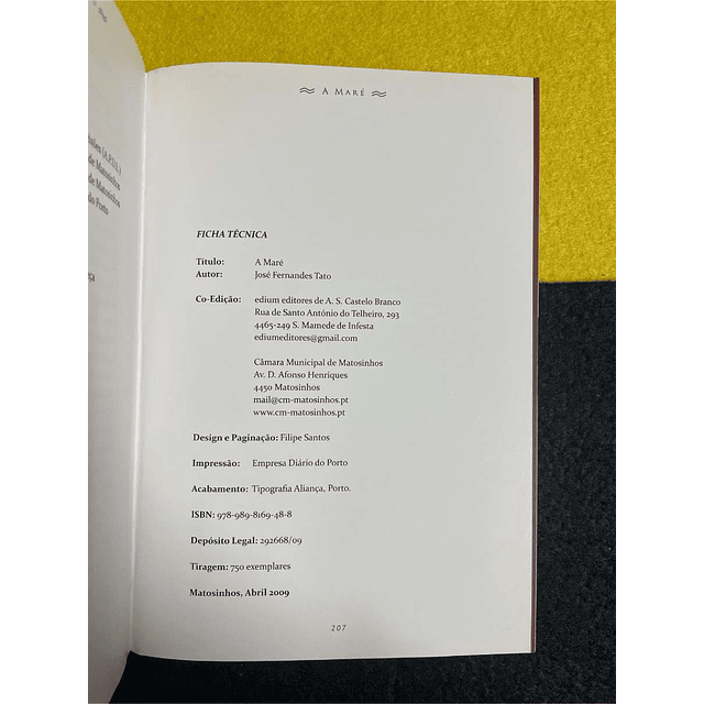 José Fernandes Tato - A maré