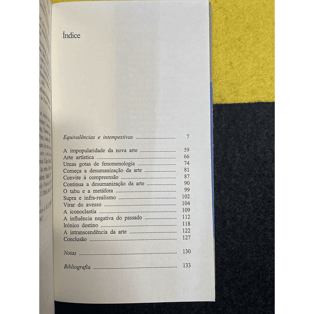 José Ortega y Gasset - A desumanização da arte