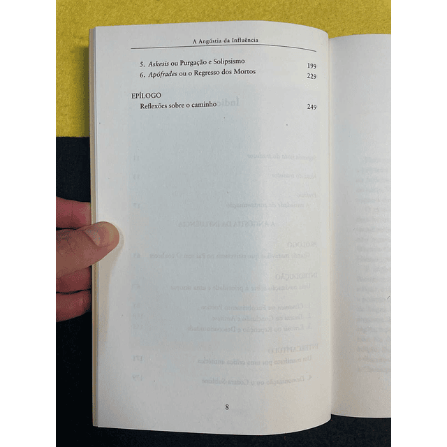 Harold Bloom - A Angústia da influência: Uma teoria da Poesia