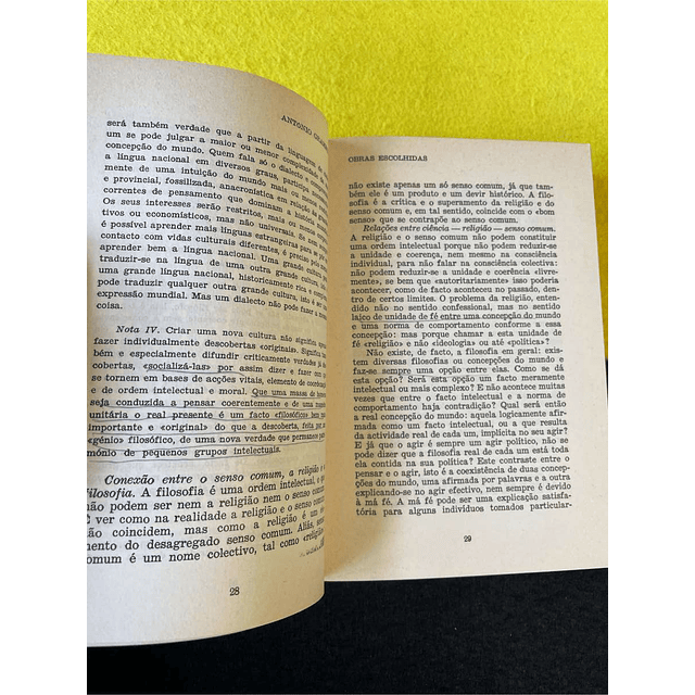 António Gramsci - Obras escolhidas. Volume I