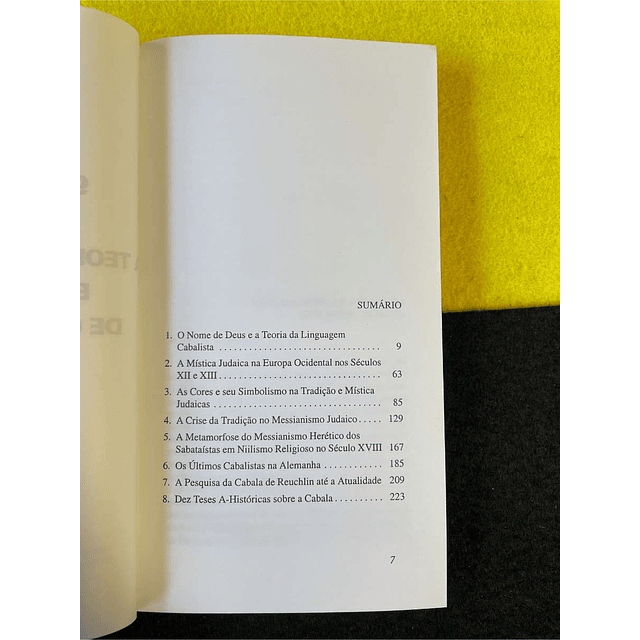 Gershom Scholem - O nome de deus, a teoria da linguagem e outros estudos de cabala e mística: Judaica II