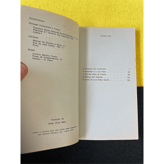 Oscar Wilde - O fantasma dos Canterville, 16. LIVRO DE BOLSO