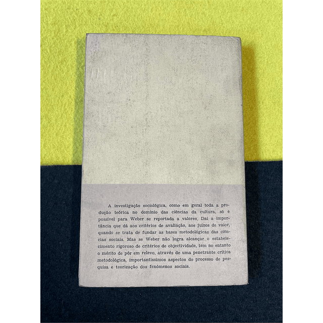 Max Weber - Sobre a teoria das ciências sociais