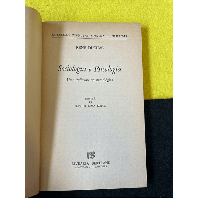 René Duchac - Sociologia e psicologia