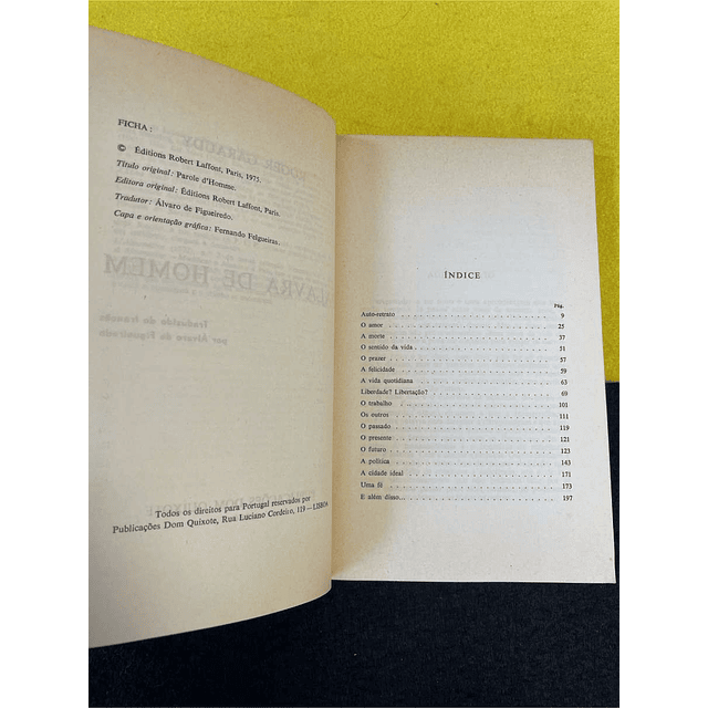 Roger Garaudy - Palavra de homem