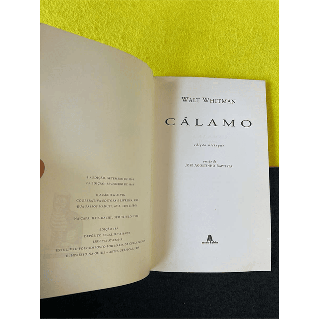 Walt Whitman - Cálamo