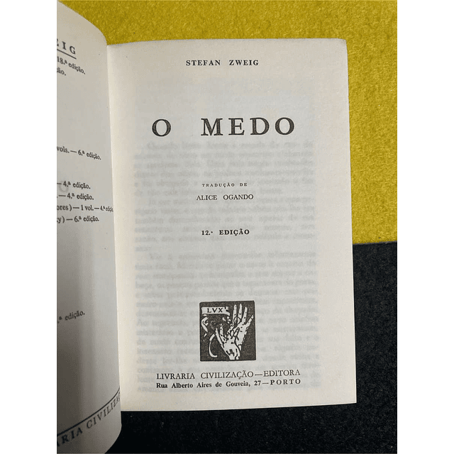 Stefan Zweig - O medo