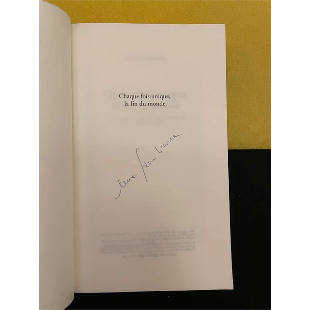 Jacques Derrida - Chaque fois unique, la fin du monde