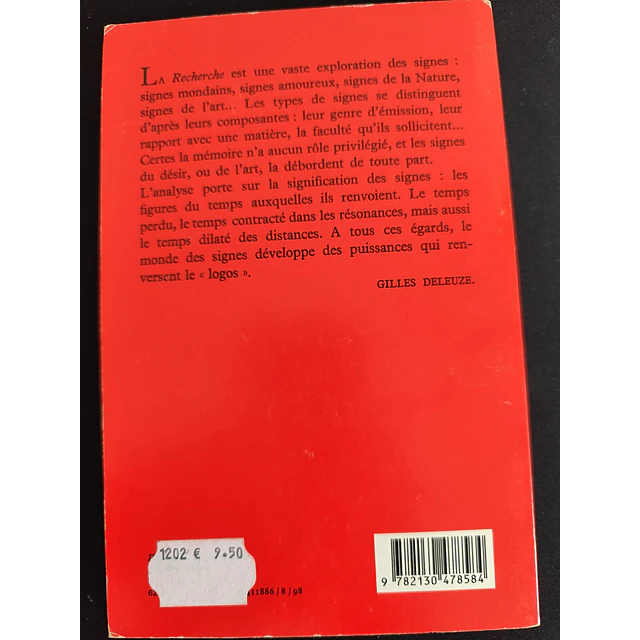 Gilles Deleuze - Proust et les signes