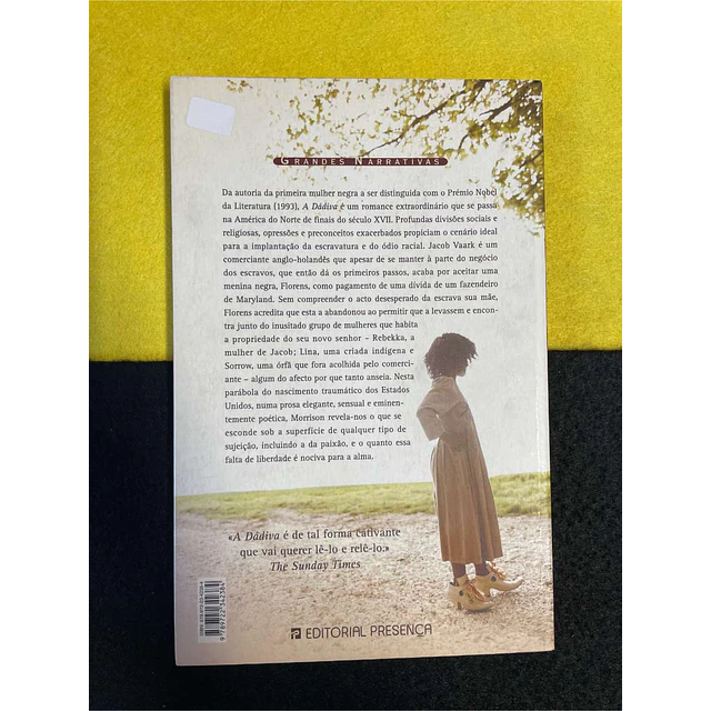 Toni Morrison - A dádiva. Nº 448