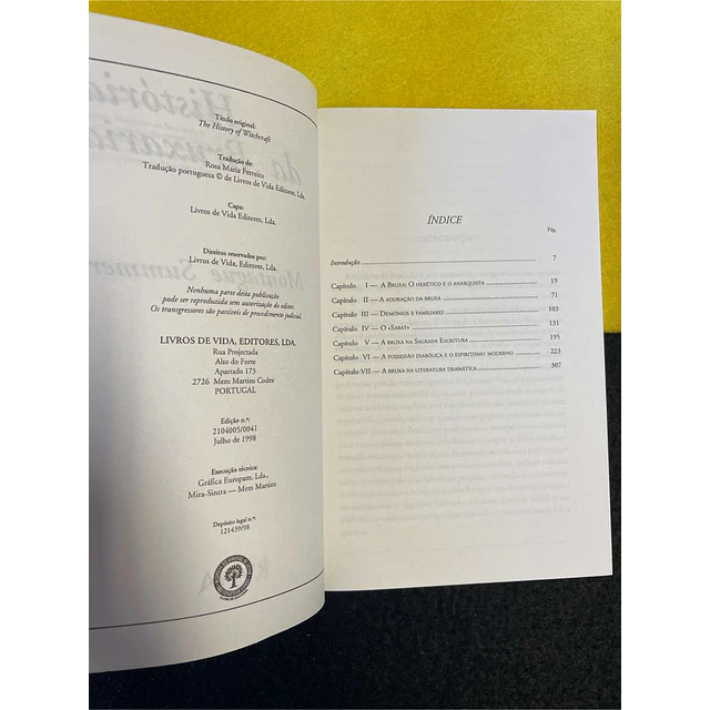 Montague Summers - História da bruxaria