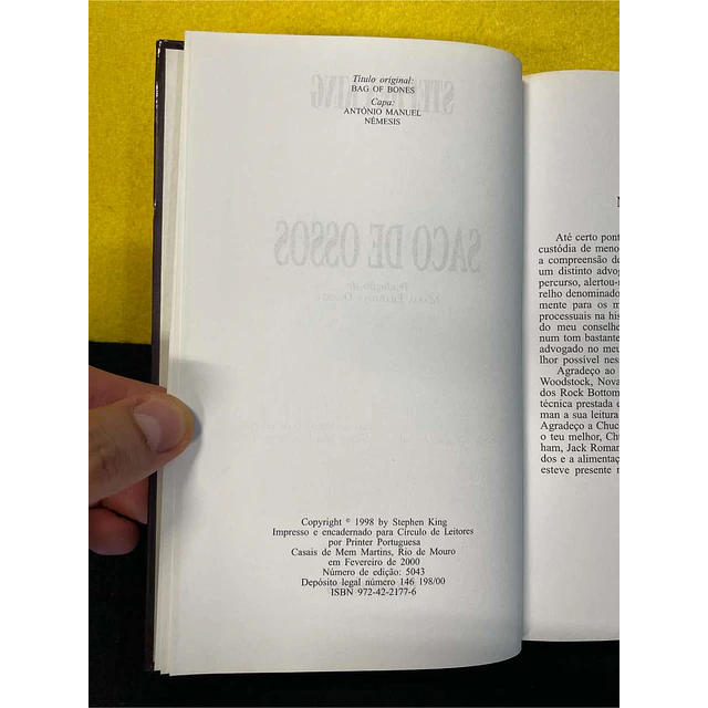Stephen King - Saco de ossos