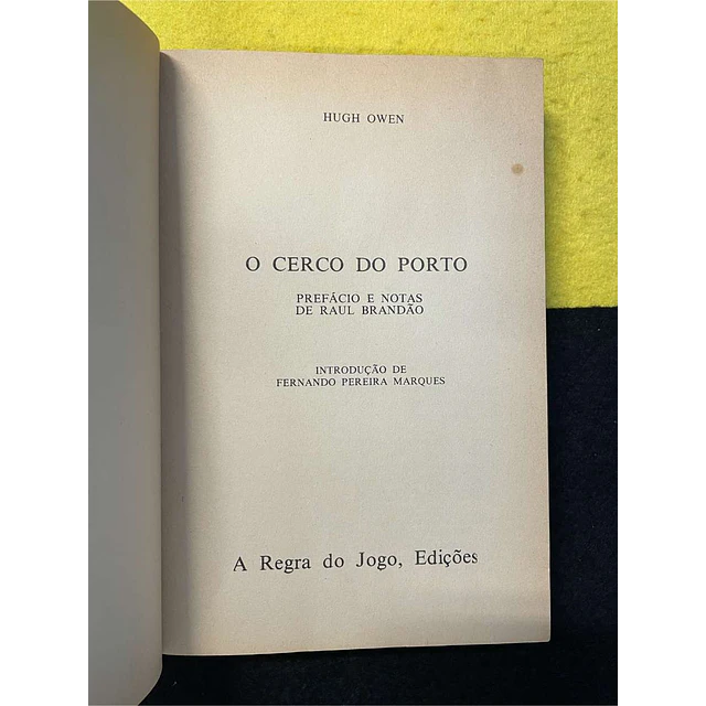Hugh Owen - O cerco do Porto