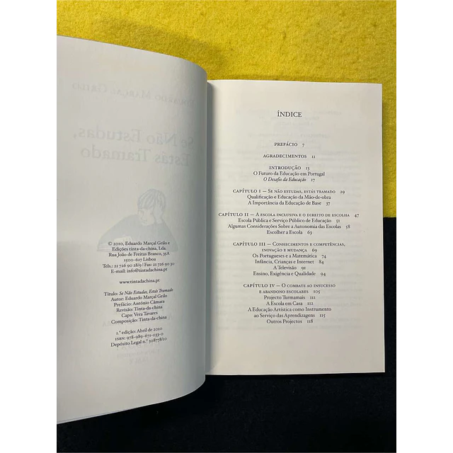 Eduardo Marçal Grilo - Se não estudas, estás tramado