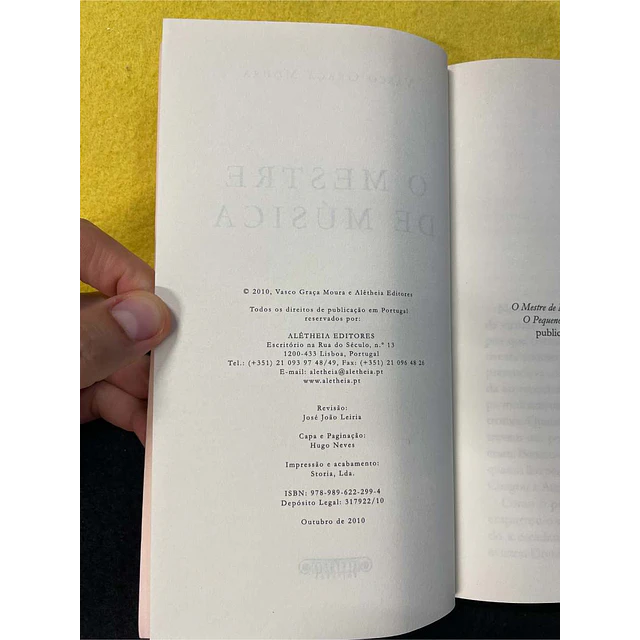 Vasco Graça Moura - O mestre de música 