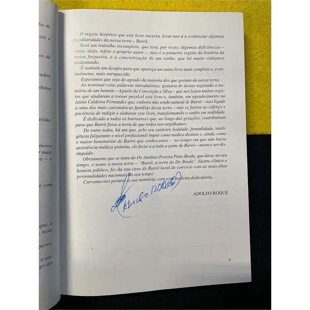 Jaime Caldeira Fernandes - Barrô ao longo dos tempos