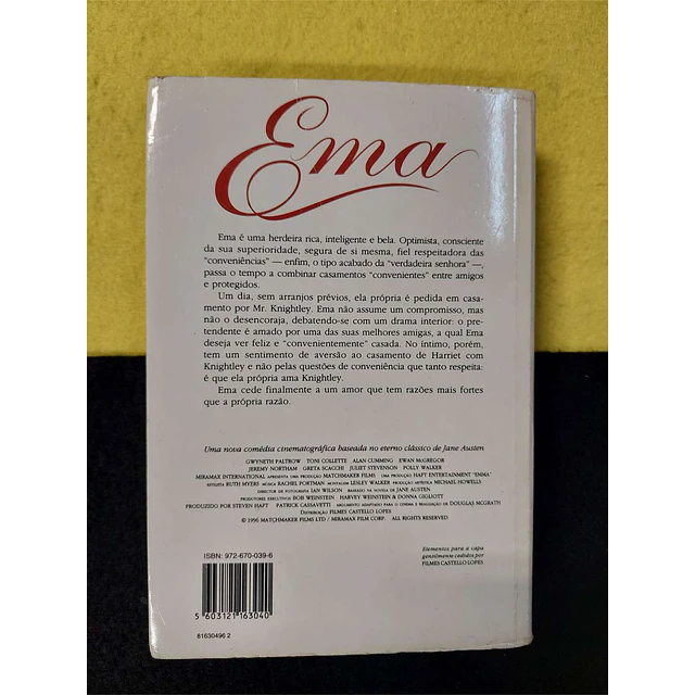 Jane Austen - Ema: O cupido está armado e é perigoso