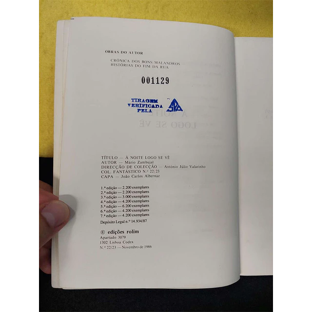 Mário Zambujal - À noite logo se vê