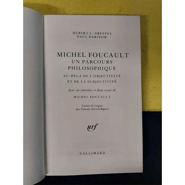 Michel Foucault - Bibliothèque des sciences humaines